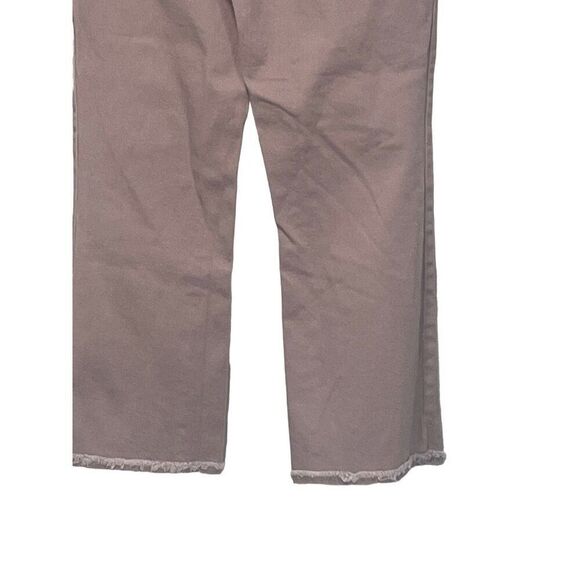 Witt & Wisdom 'ab'solution Frayed High Waist Ankle Flare Jeans In Smokey Twiligh - Picture 13 of 16